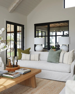 Moreau Natural Slipcovered Sofa