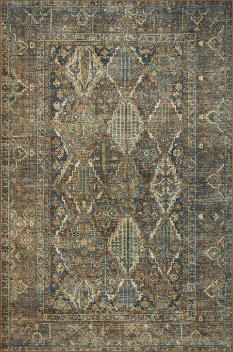 Magnolia Home x Loloi, Spice / Blue Banks Rug