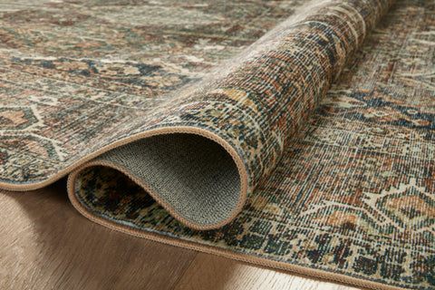 Magnolia Home x Loloi, Spice / Blue Banks Rug