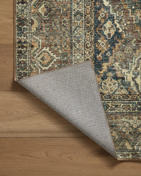 Magnolia Home x Loloi, Spice / Blue Banks Rug