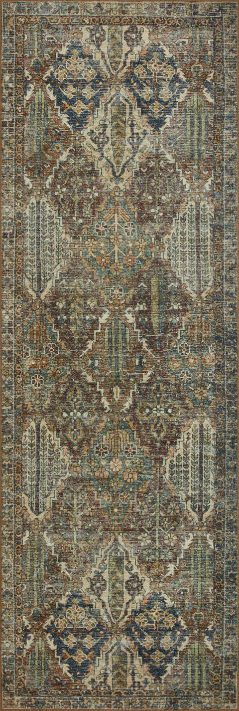 Magnolia Home x Loloi, Spice / Blue Banks Rug