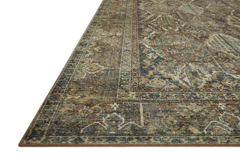 Magnolia Home x Loloi, Spice / Blue Banks Rug