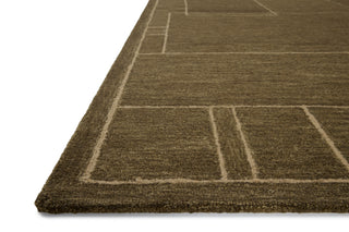 Jeremiah Brent x Loloi Barrow Olive / Natural 9'-3" x 13' Area Rug - BAR-01 - 9'-3" x 13'