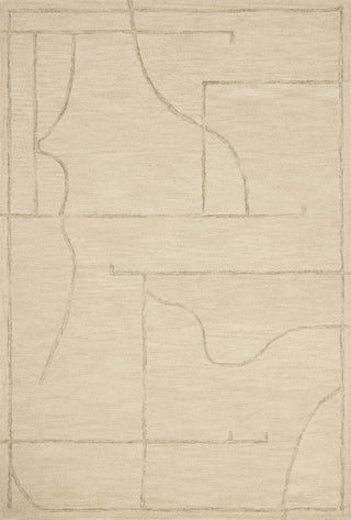 Jeremiah Brent x Loloi Barrow Ivory / Taupe 9'-3" x 13' Area Rug - BAR-05 - 9'-3" x 13'