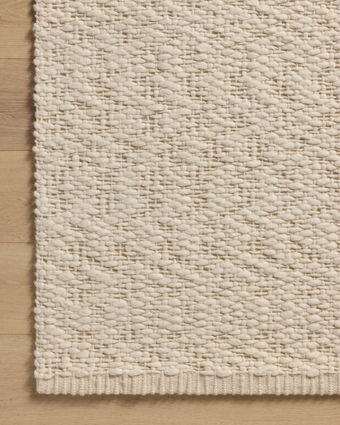 Magnolia Home by Joanna Gaines x Loloi Betty Ivory / Beige 11'-6" x 15' Area Rug - BET-01 - 11'-6" x 15'