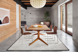 Beverly Ivory / Black Rug