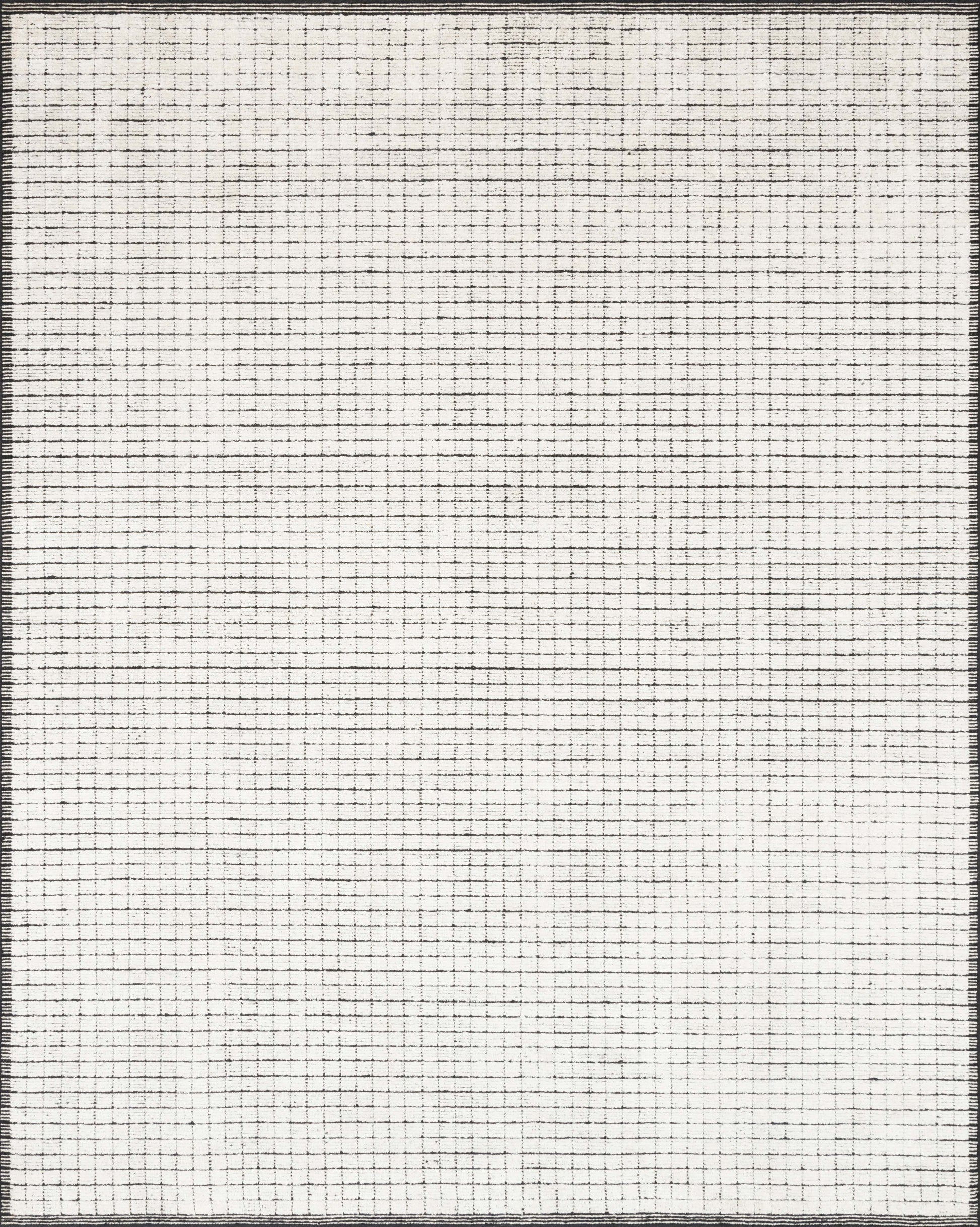 Beverly Ivory / Black 9'-6" x 13'-6" Area Rug - BEV-01 - 9'-6" x 13'-6"