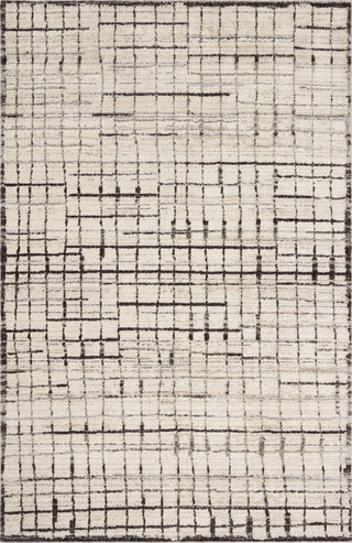 Jeremiah Brent x Loloi Bleecker Ivory / Charcoal 9'-2" x 13' Area Rug - BLE-01 - 9'-2" x 13'