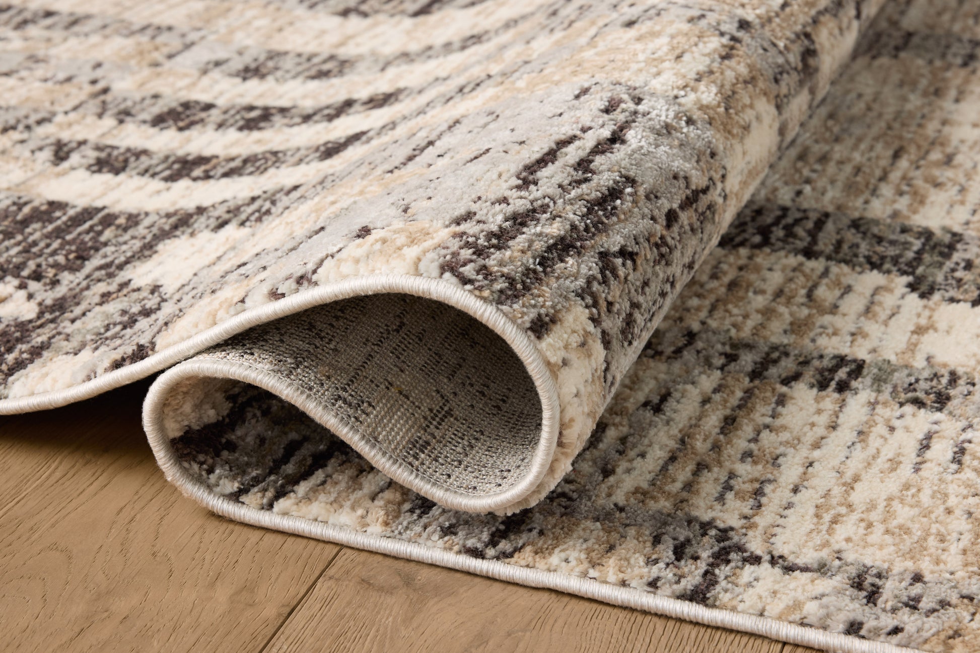 Jeremiah Brent x Loloi Bleecker Beige / Stone 9'-2" x 13' Area Rug - BLE-03 - 9'-2" x 13'