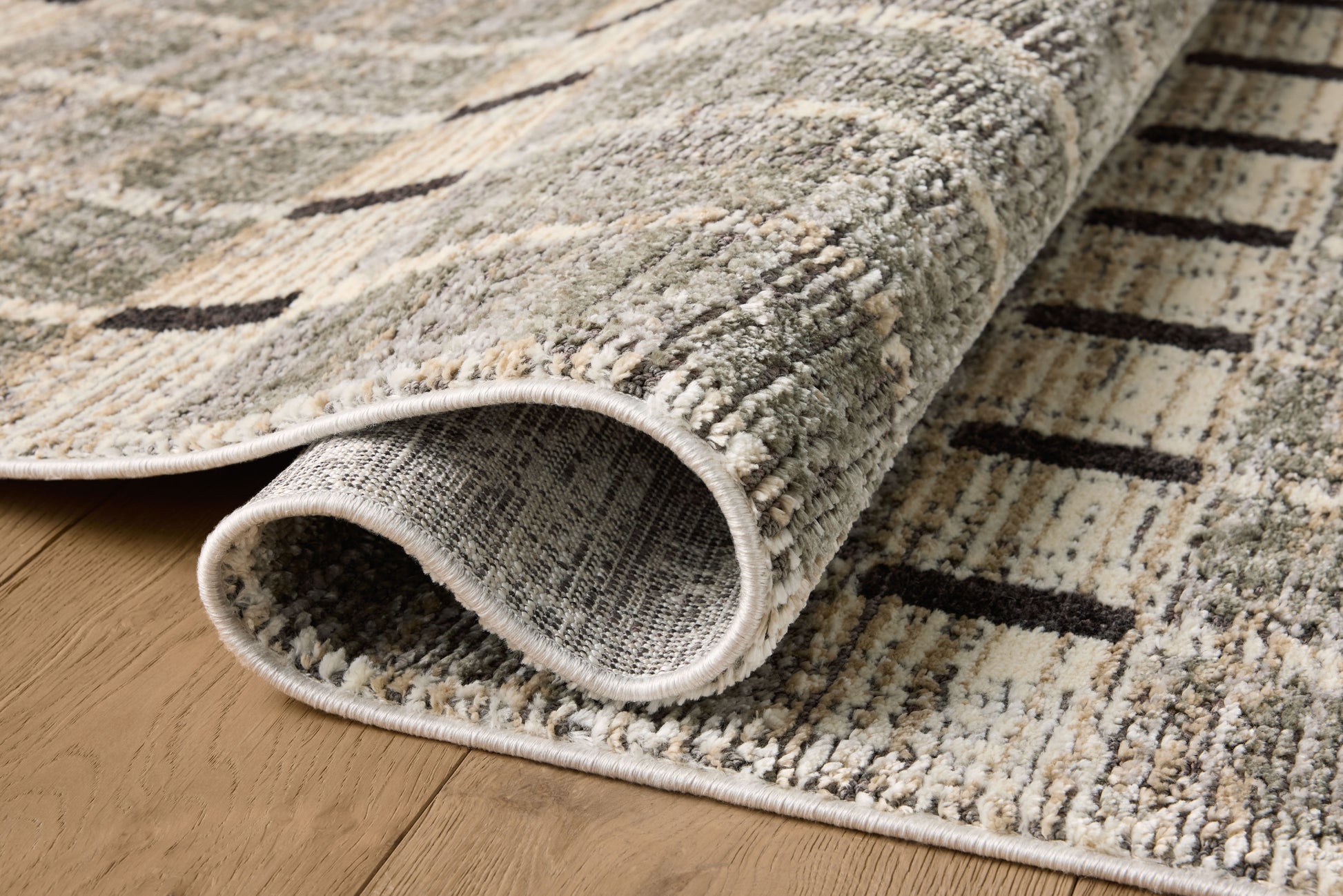 Jeremiah Brent x Loloi Bleecker Sage / Granite 9'-2" x 13' Area Rug - BLE-04 - 9'-2" x 13'
