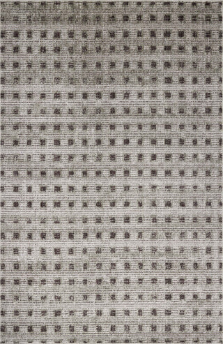 Jeremiah Brent x Loloi Bleecker Silver / Charcoal 4'-0" x 6'-0" Accent Rug - BLE-06 - 4'-0" x 6'-0"