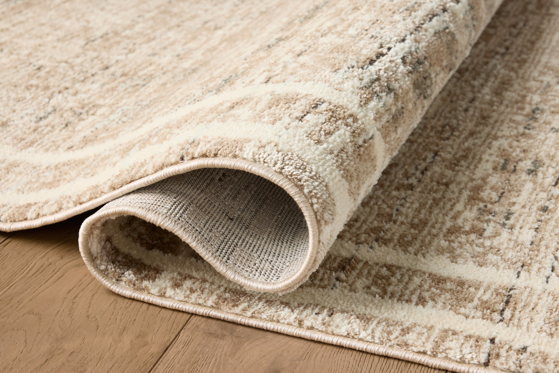 Jeremiah Brent x Loloi Bleecker Khaki / Natural 9'-2" x 13' Area Rug - BLE-07 - 9'-2" x 13'