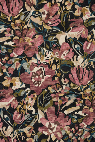 Belladonna Black / Berry Rug