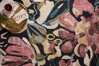 Belladonna Black / Berry Rug