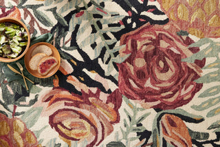 Belladonna Ivory / Lagoon Rug