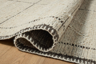 Amber Lewis x Loloi Bowie Ivory / Mocha Rug