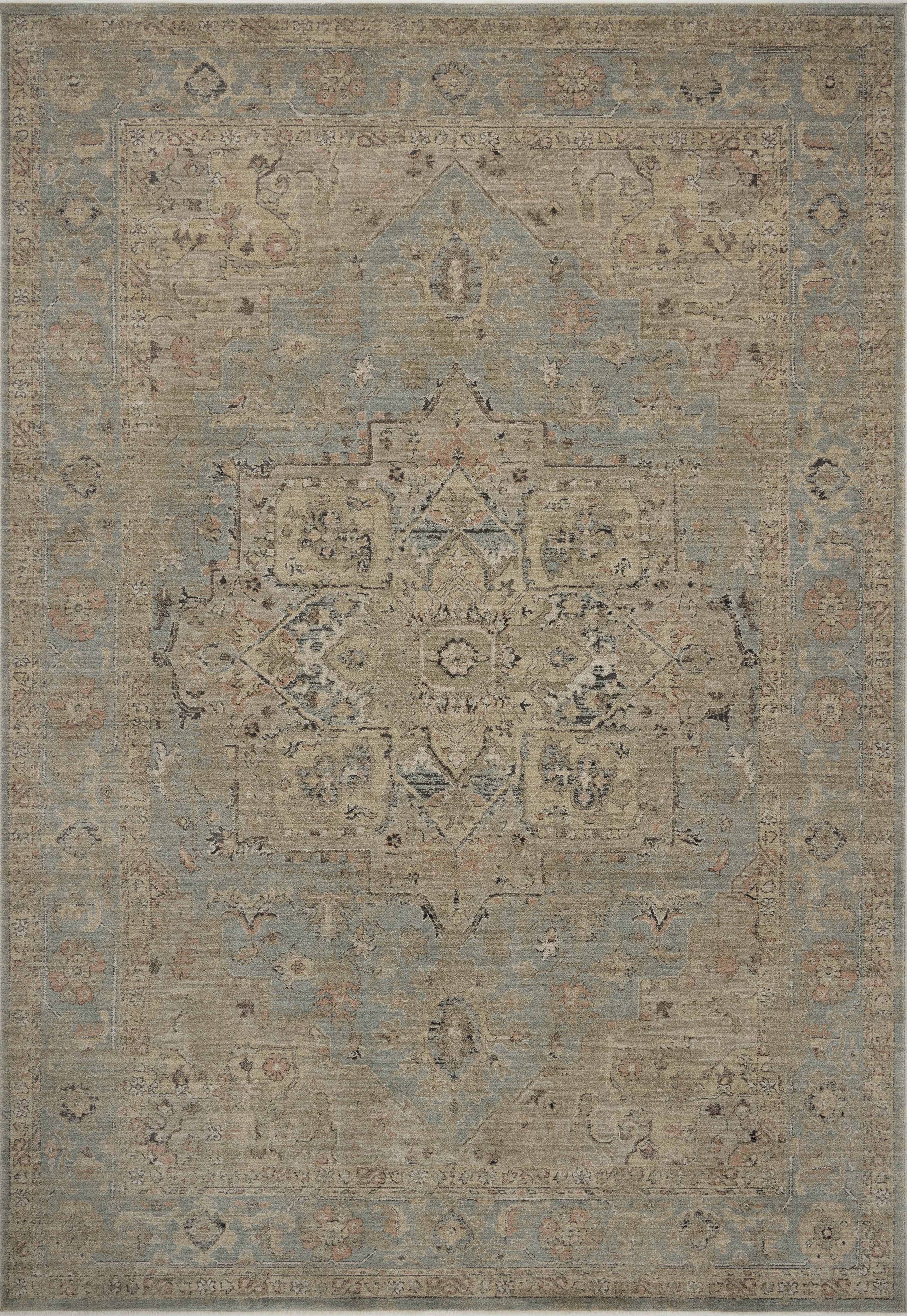 Briar Sky / Moss 13'-0" x 15'-9" Area Rug - BRR-01 - 13'-0" x 15'-9"