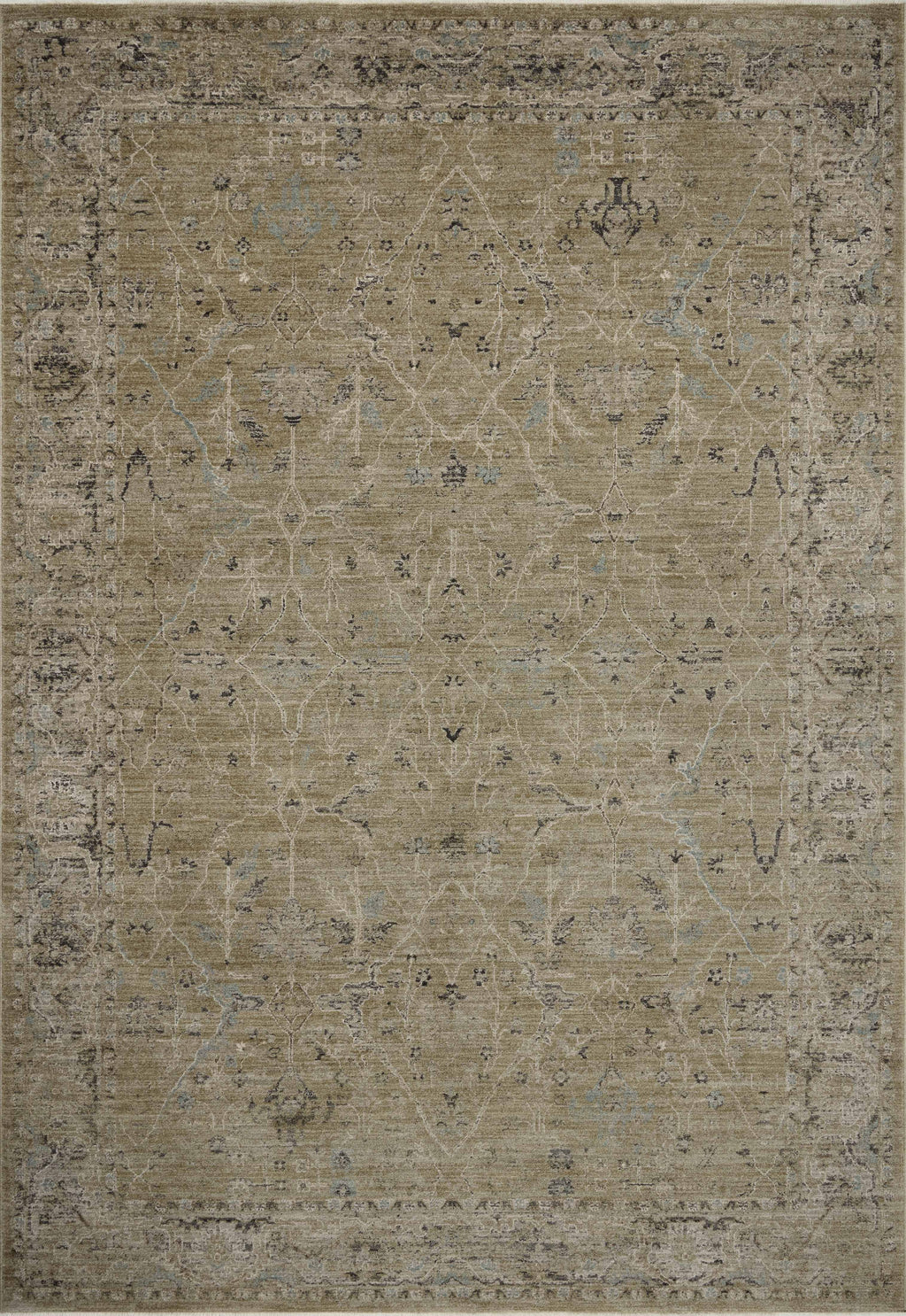 Briar Olive / Stone 13'-0" x 15'-9" Area Rug - BRR-02 - 13'-0" x 15'-9"