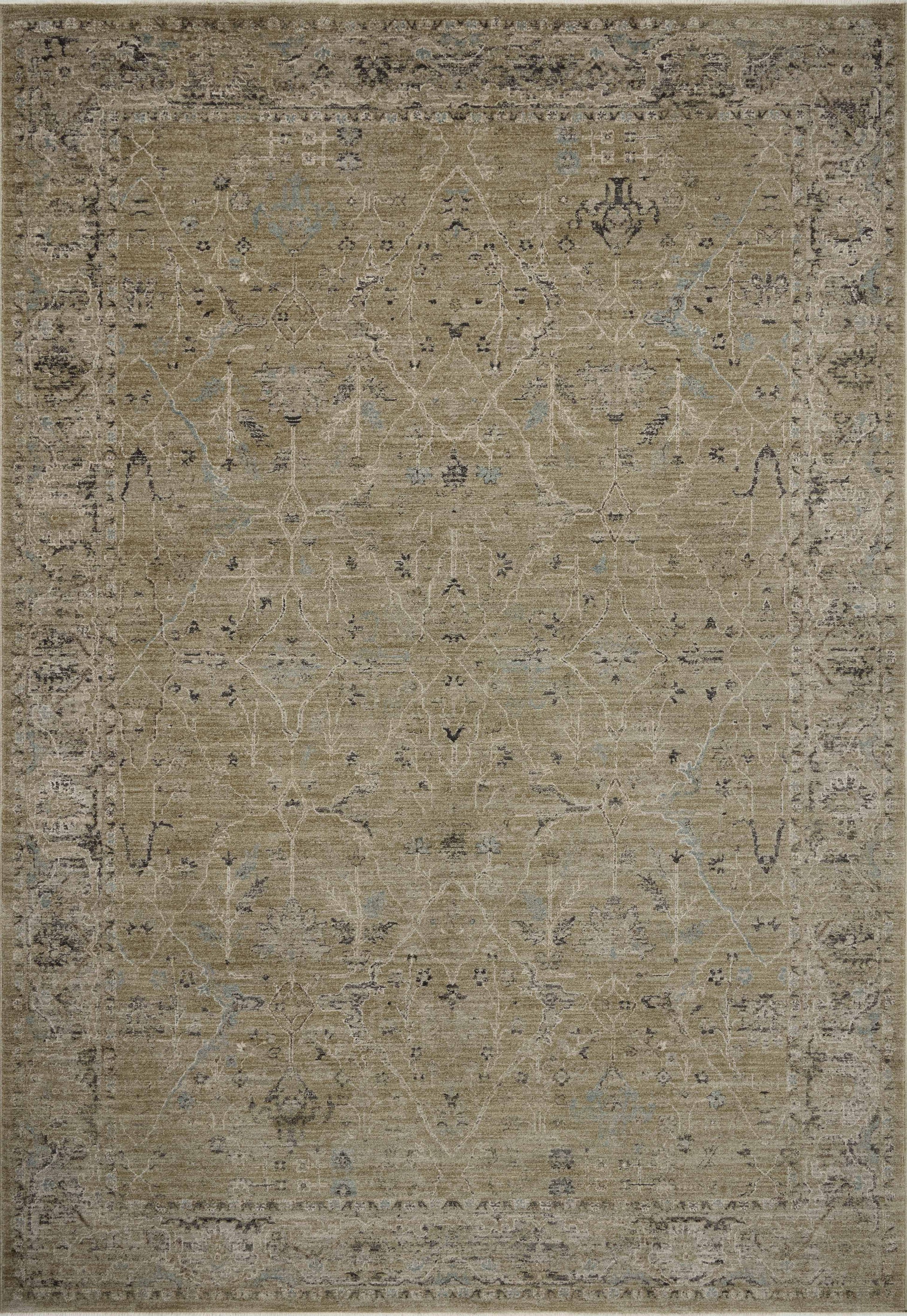 Briar Olive / Stone 13'-0" x 15'-9" Area Rug - BRR-02 - 13'-0" x 15'-9"