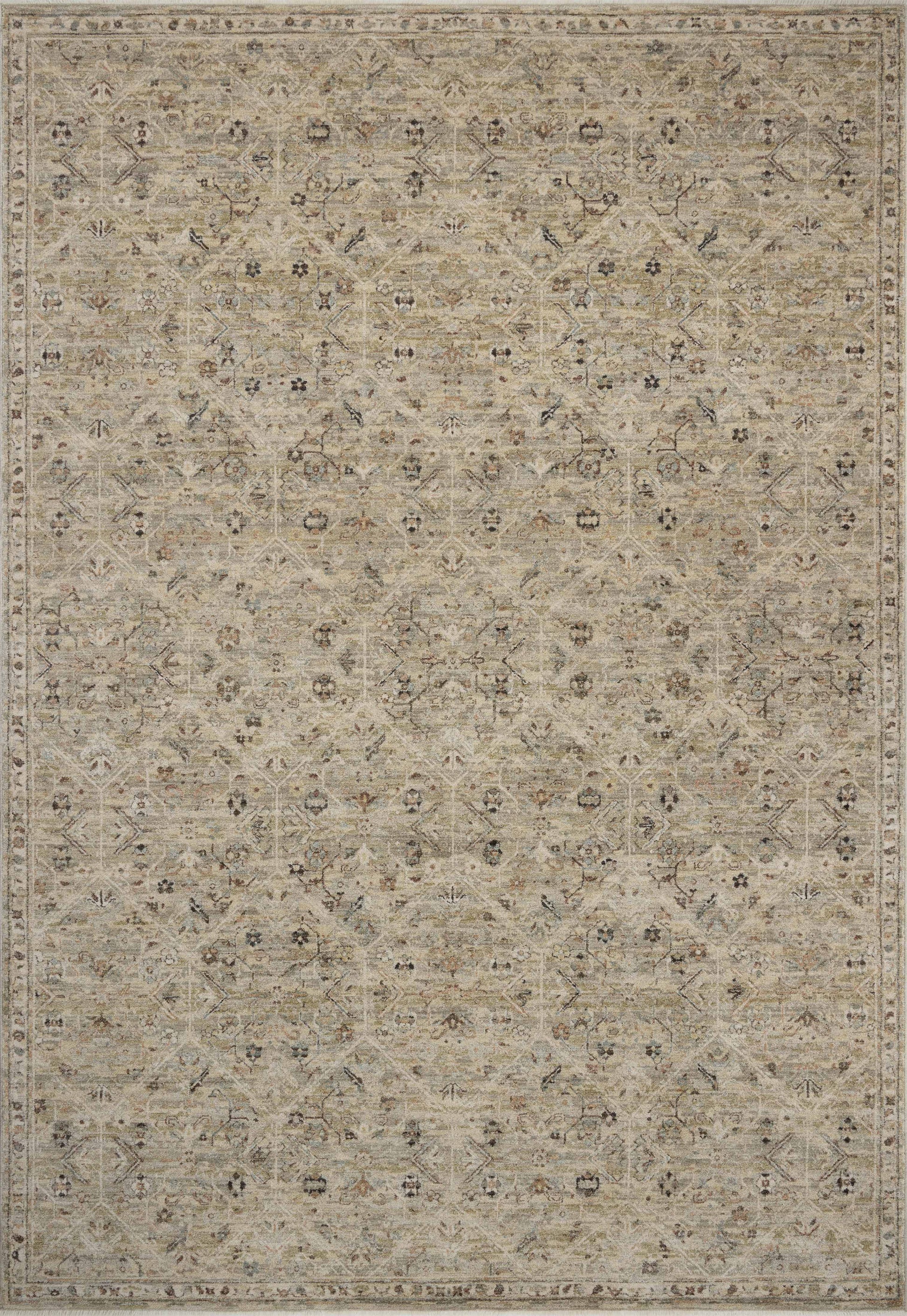 Briar Silver / Moss 13'-0" x 15'-9" Area Rug - BRR-03 - 13'-0" x 15'-9"