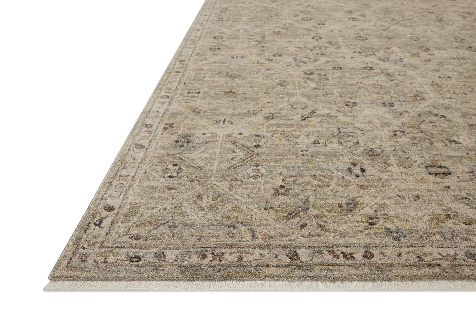 Briar Silver / Moss 13'-0" x 15'-9" Area Rug - BRR-03 - 13'-0" x 15'-9"