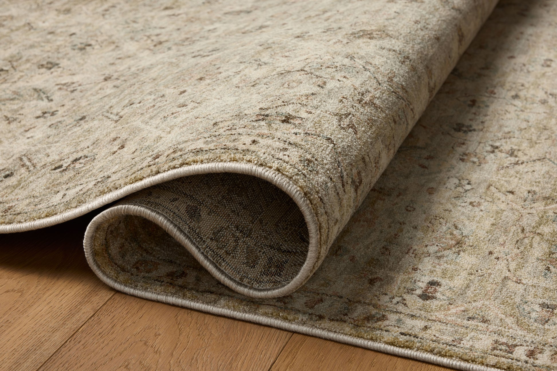 Briar Silver / Moss 13'-0" x 15'-9" Area Rug - BRR-03 - 13'-0" x 15'-9"