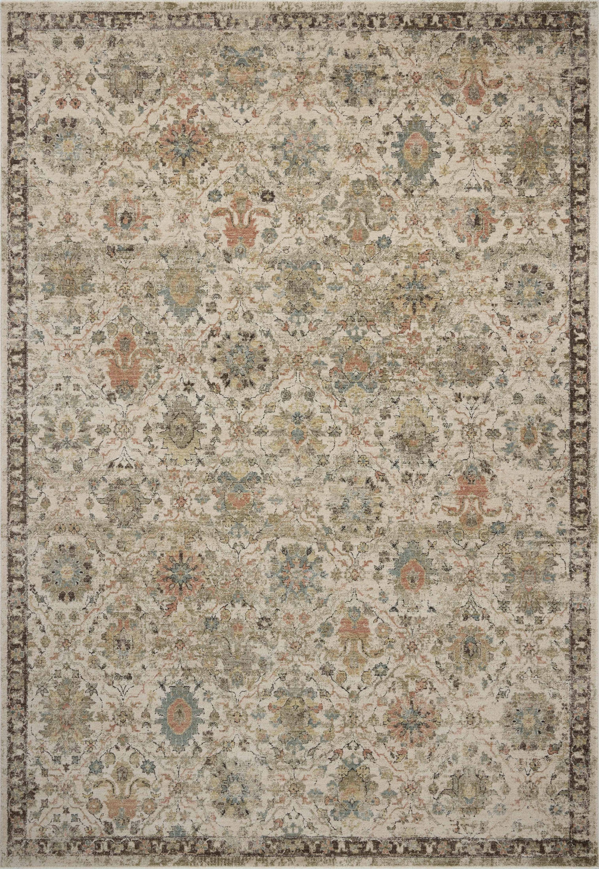 Briar Ivory / Multi 13'-0" x 15'-9" Area Rug - BRR-04 - 13'-0" x 15'-9"