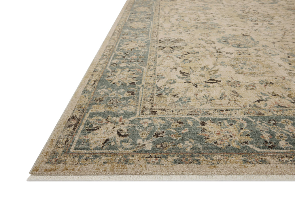 Briar Ant. Ivory / Blue 13'-0" x 15'-9" Area Rug - BRR-05 - 13'-0" x 15'-9"