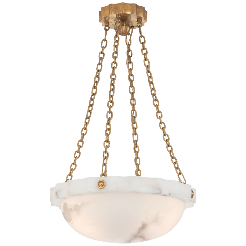 Fluted Band Medium Chandelier