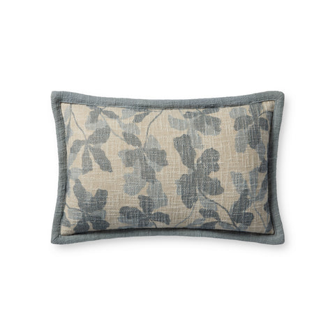 Brigette Romanek × Loloi Pillow Blue / Natural