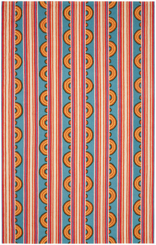 Button Multi Hand Micro Hooked Wool Rug - DA1993 - 10x14