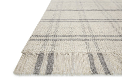 Magnolia Home By Joanna Gaines x Loloi Caleb Natural / Grey 9'-3" x 13' Area Rug - CAL-01 - 9'-3" x 13'