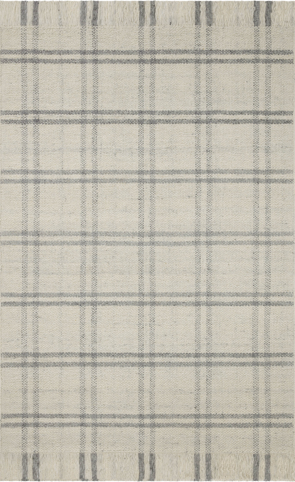 Magnolia Home By Joanna Gaines x Loloi Caleb Natural / Grey 9'-3" x 13' Area Rug - CAL-01 - 9'-3" x 13'