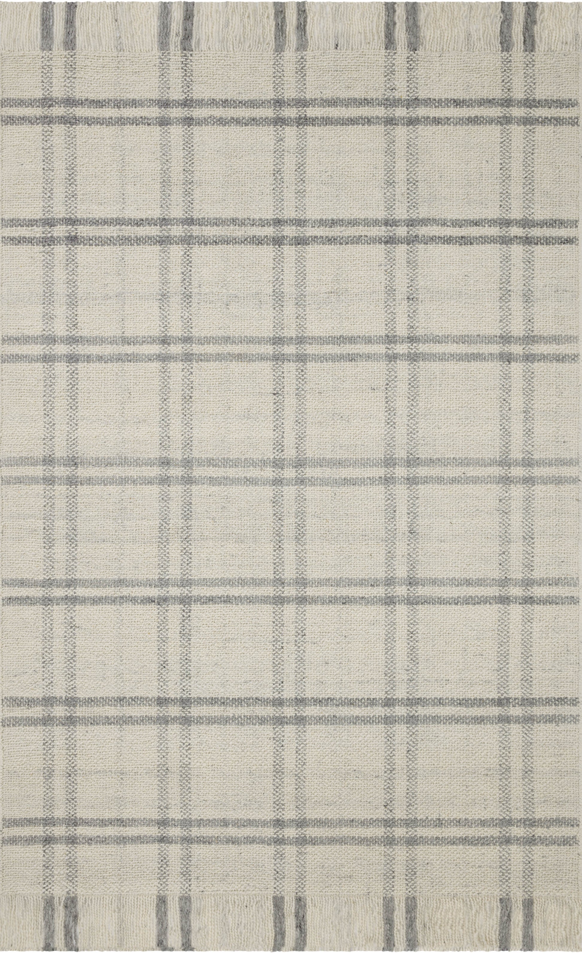 Magnolia Home By Joanna Gaines x Loloi Caleb Natural / Grey 9'-3" x 13' Area Rug - CAL-01 - 9'-3" x 13'