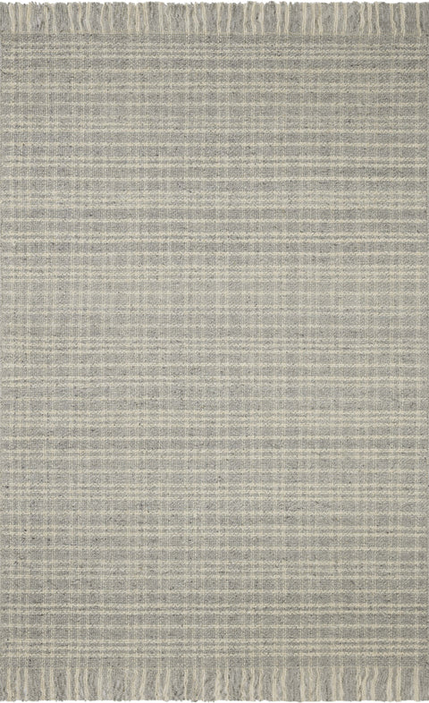 Magnolia Home By Joanna Gaines x Loloi Caleb Grey / Natural 9'-3" x 13' Area Rug - CAL-02 - 9'-3" x 13'