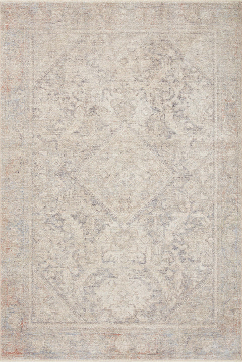 Magnolia Home By Joanna Gaines x Loloi Carlisle Slate / Ivory 11'-6" x 15'-7" Area Rug - CAR-04 - 11'-6" x 15'-7"