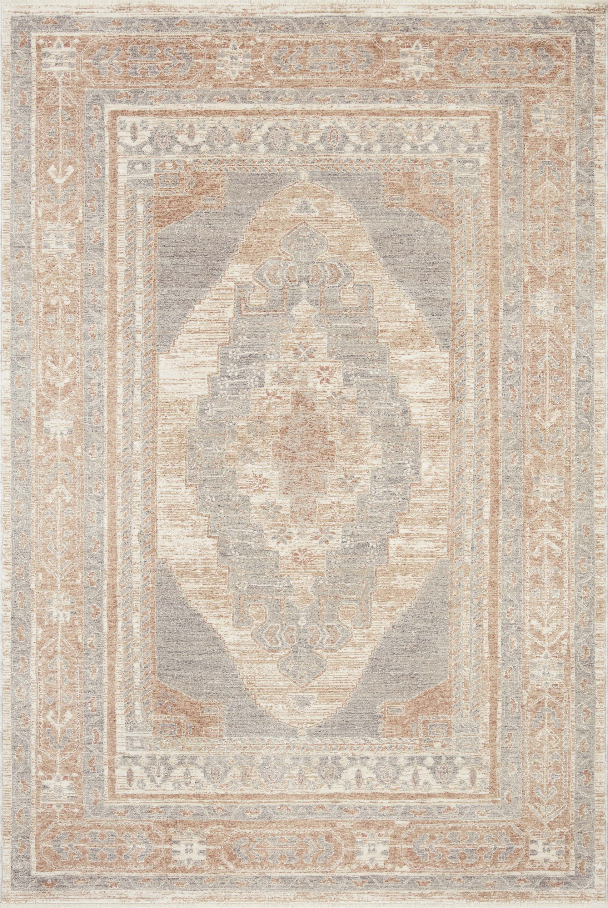 Magnolia Home By Joanna Gaines x Loloi Carlisle Slate / Taupe 11'-6" x 15'-7" Area Rug - CAR-06 - 11'-6" x 15'-7"