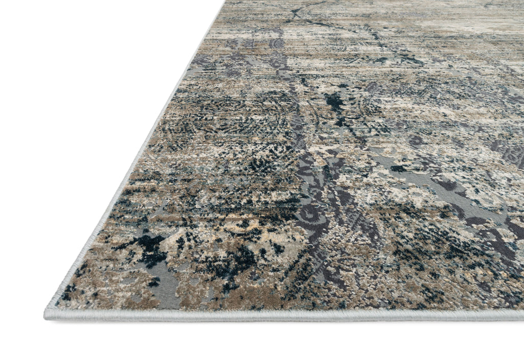 Cascade Taupe / Blue 12'-0" x 15'-0" Area Rug - CAS-01 - 12'-0" x 15'-0"