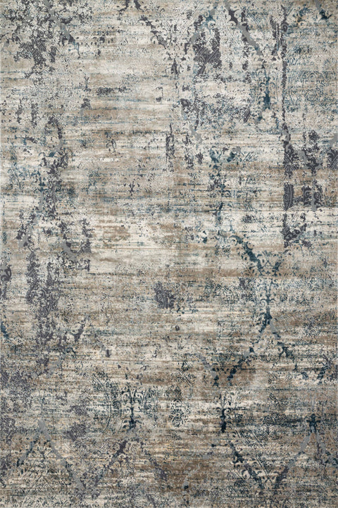 Cascade Taupe / Blue 12'-0" x 15'-0" Area Rug - CAS-01 - 12'-0" x 15'-0"