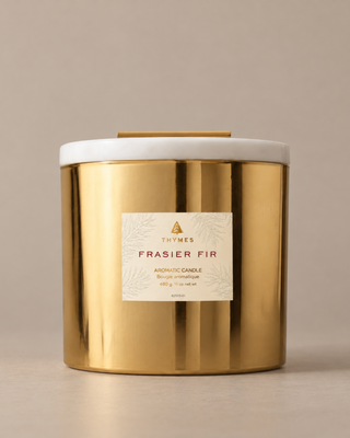 Frasier Fir Gold Candle
