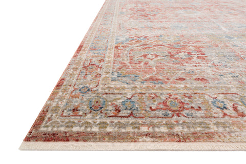 Claire Red / Ivory 11'-6" x 15'-7" Area Rug - CLE-01 - 11'-6" x 15'-7"