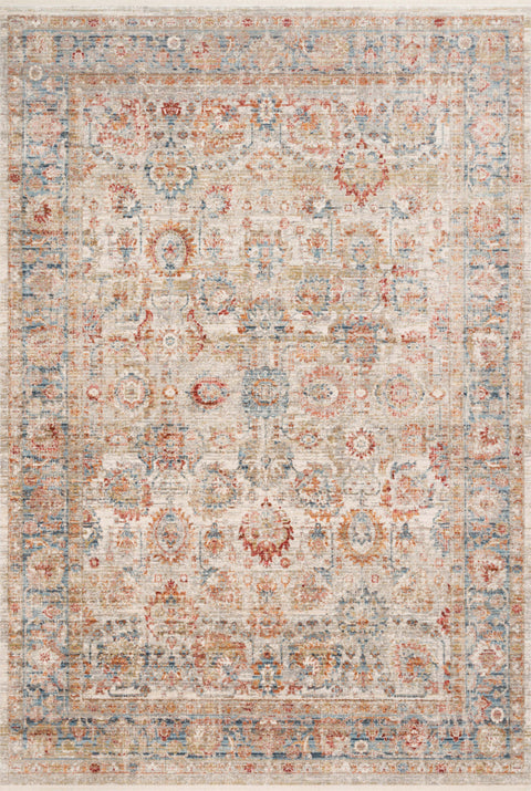 Claire Ivory / Ocean 11'-6" x 15'-7" Area Rug - CLE-02 - 11'-6" x 15'-7"