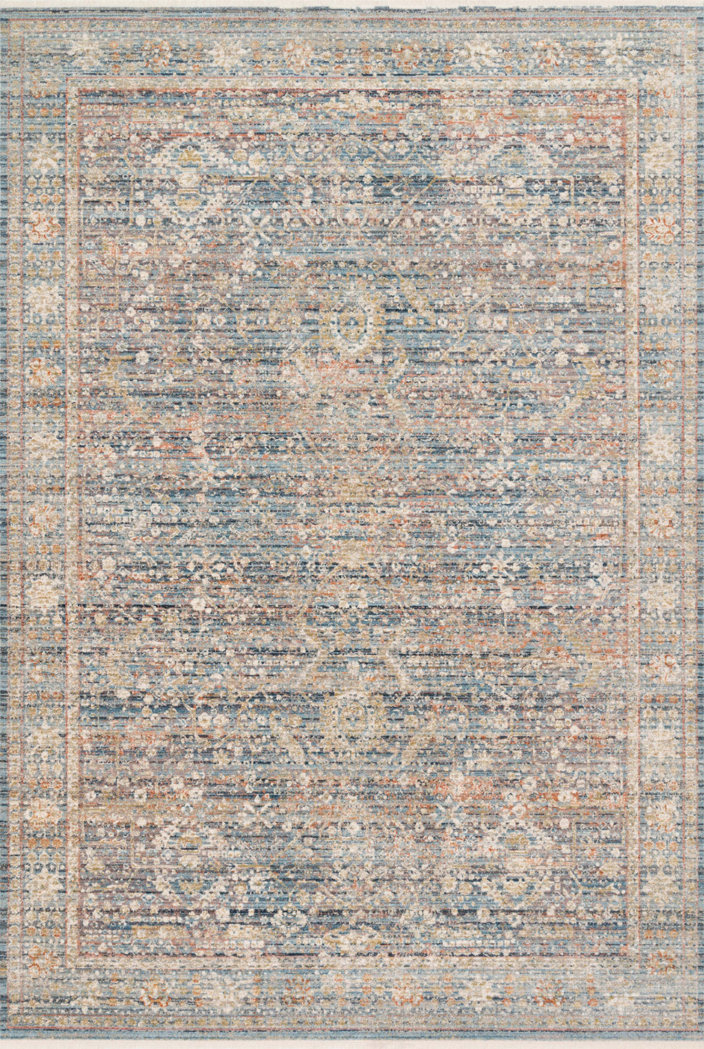 Claire Blue / Sunset 11'-6" x 15'-7" Area Rug - CLE-06 - 11'-6" x 15'-7"
