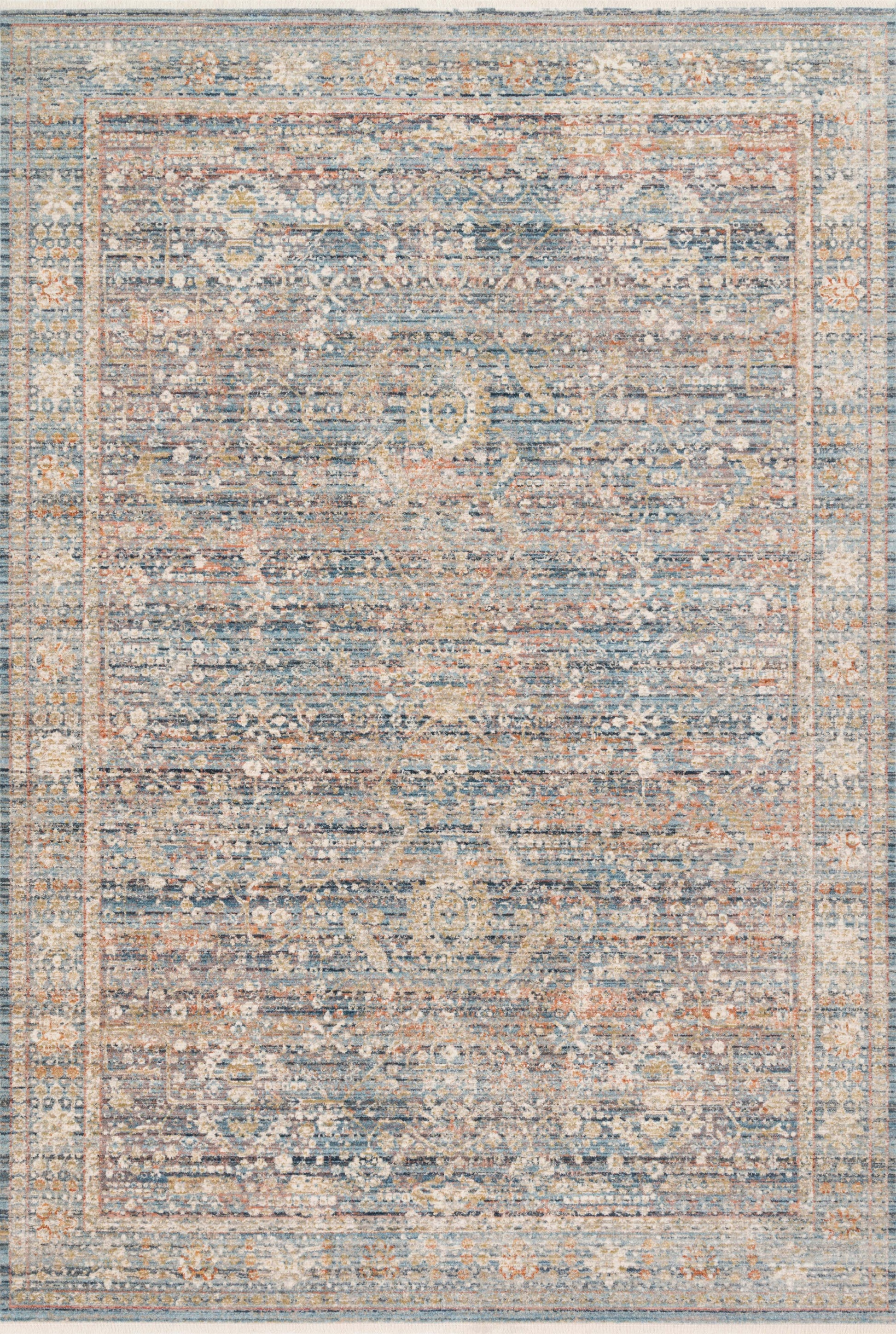 Claire Blue / Sunset 11'-6" x 15'-7" Area Rug - CLE-06 - 11'-6" x 15'-7"