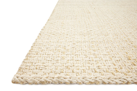 Magnolia Home By Joanna Gaines x Loloi Cooper Ivory 8'-6" x 12' Area Rug - COO-01 - 8'-6" x 12'