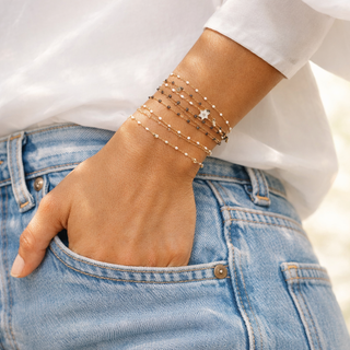 gigiCLOZEAU Classic Bracelet - White