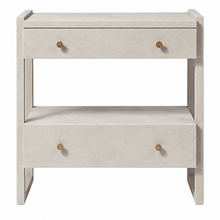 Carigan Nightstand, French Grey