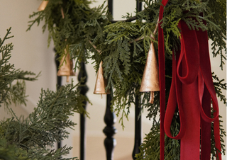 Vintage Brass Cone Bell Garland