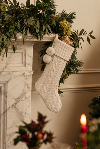 Cable Knit Stocking