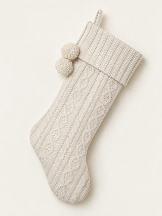 Cable Knit Stocking